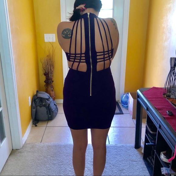 NWT BEE Smart Eggplant Sleeveless Party Dress 💜 - Picture 8 of 8